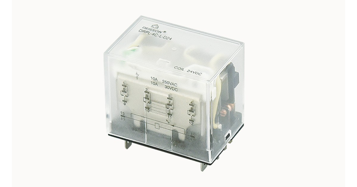 Купить Реле без колодки DRPL-4C-L-D220 Degson оптом в Москве