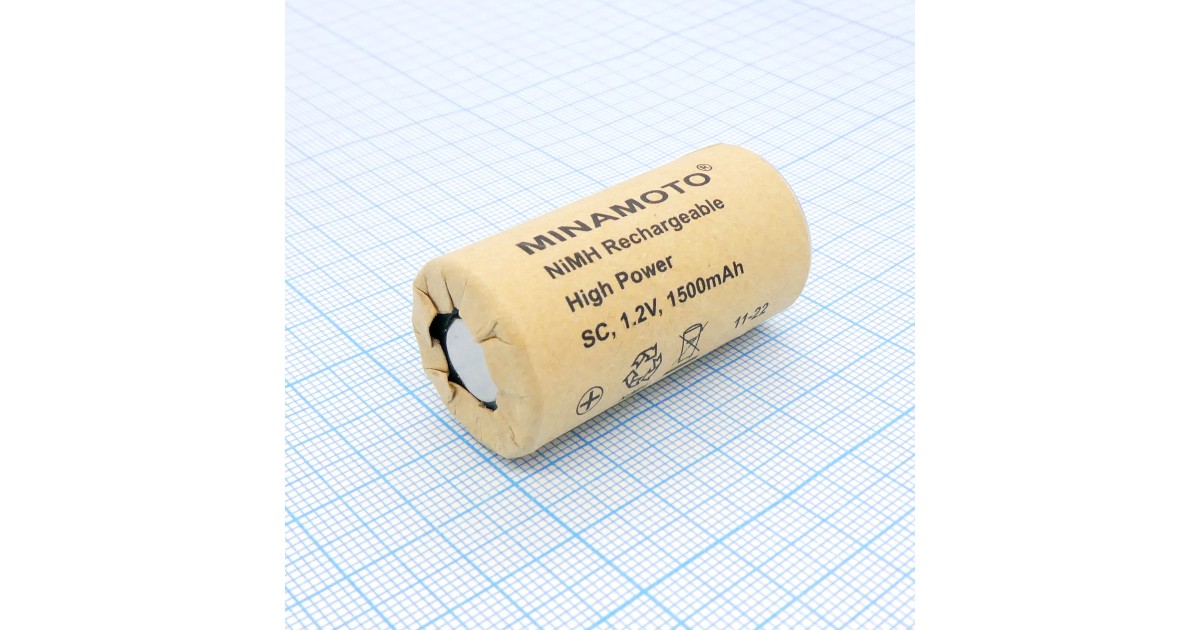 Купить Аккумулятор 23х43мм MH-1500SC/HP Minamoto оптом в Москве