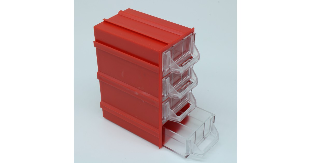 Купить Бокс для р/дет К- 5-В2 прозр/красный МиГ оптом в Москве