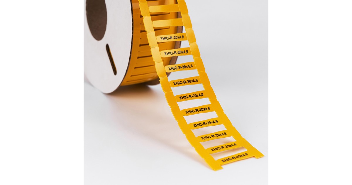 Купить Маркер для контейнеров XHIC-R-20-4,6-Y Элегир Маркинг оптом в Москве