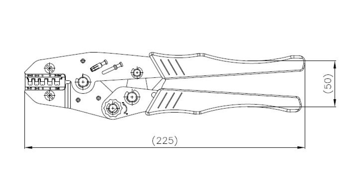 Купить Обжимные клещи TL1-4.0 Degson оптом в Москве