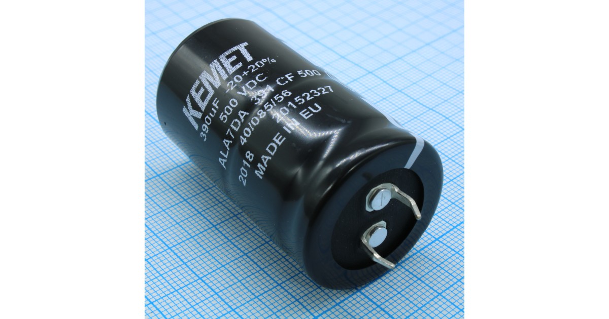 Купить ALA7DA391CF500 KEMET оптом в Москве