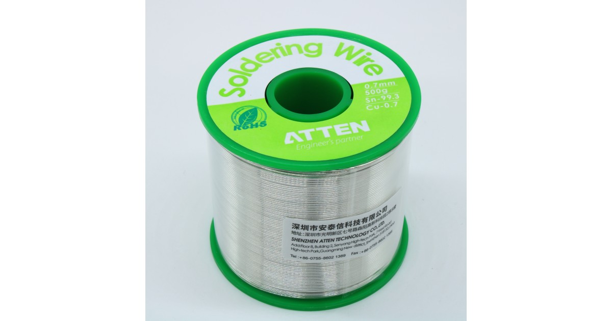 Купить TS-99.37500 Sn99.3 Cu0.7 0.7мм 500г 2.2% ATTEN оптом в Москве