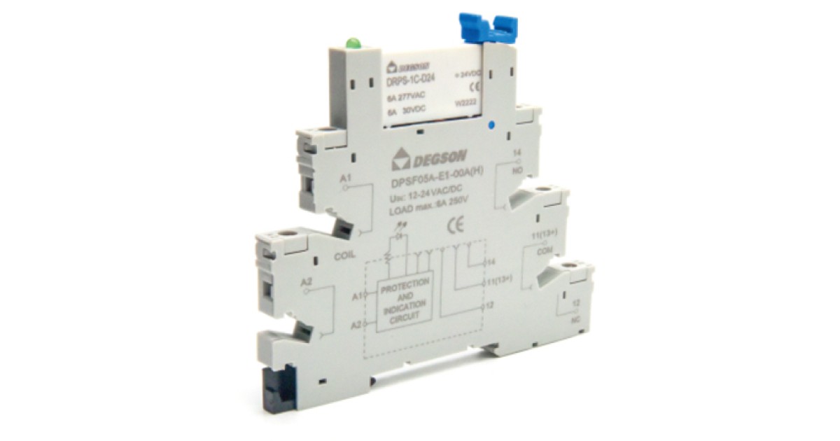 Купить Реле с колодкой DRPSS-1C-L-D24 Degson оптом в Москве