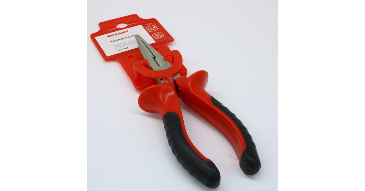 Купить Тонкогубцы 160мм никелированные Rexant оптом в Москве