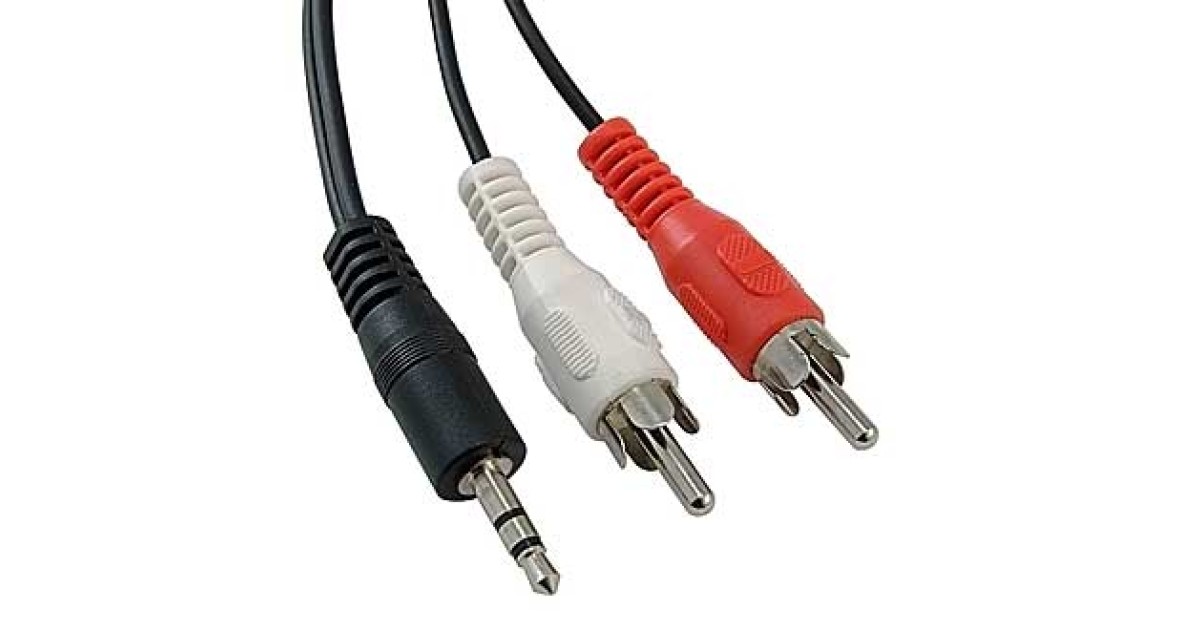 Купить STEREO 3,5 MM - 2 RCA B 1.8M RUICHI оптом в Москве