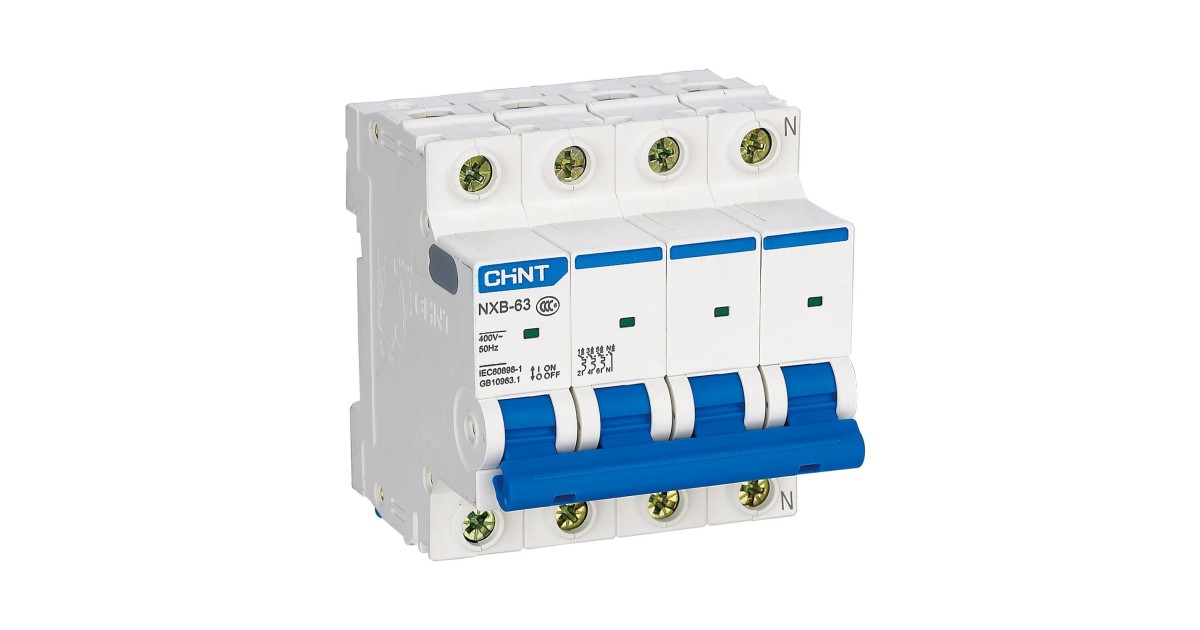 Купить Выключатель автоматический модульный 4п C 2А 6кА NXB-63 CHINT 814243 CHINT оптом в Москве