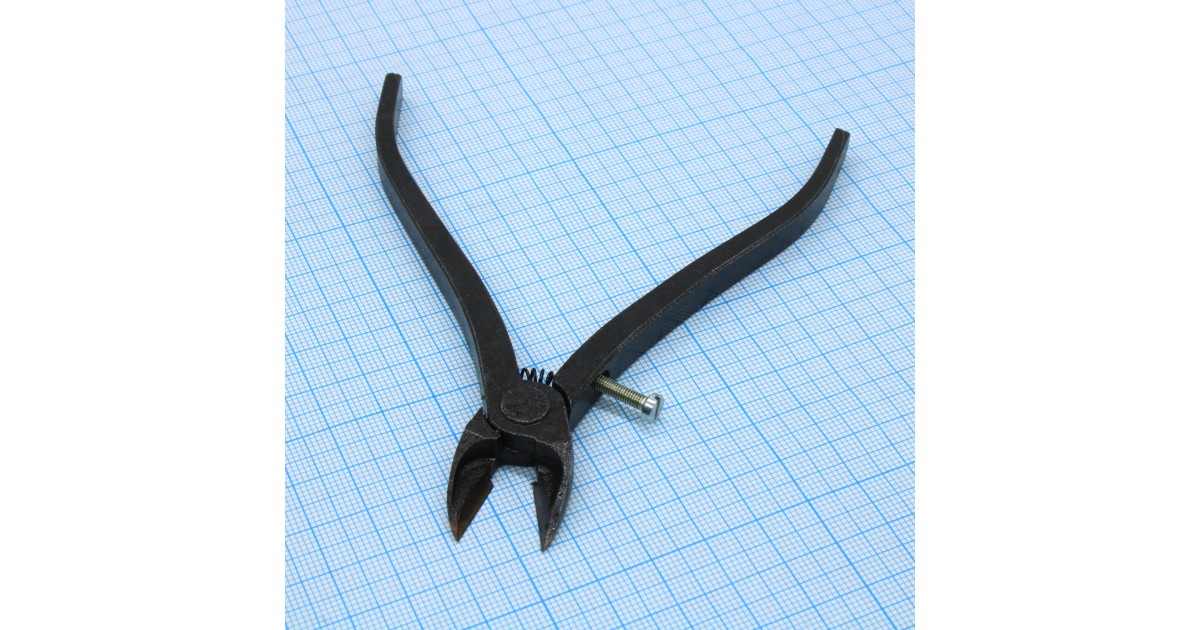 Купить ИН-0011 кусачки боковые прямые, победитовые, пружина, упор Россия оптом в Москве