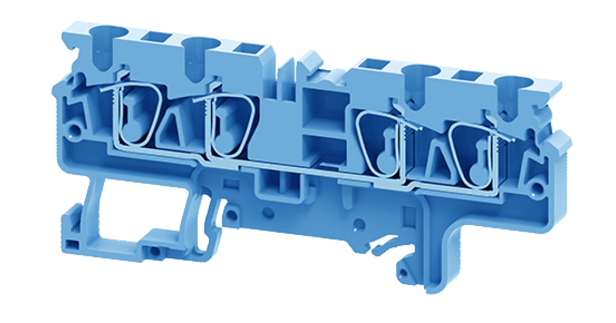 Купить Проходная клемма CX4/4BU ConnectWell оптом в Москве