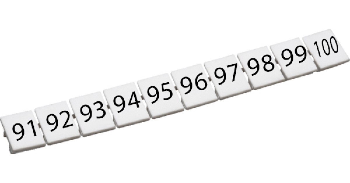 Купить Маркировка для клемм CA509/K5/H/91-100 ConnectWell оптом в Москве