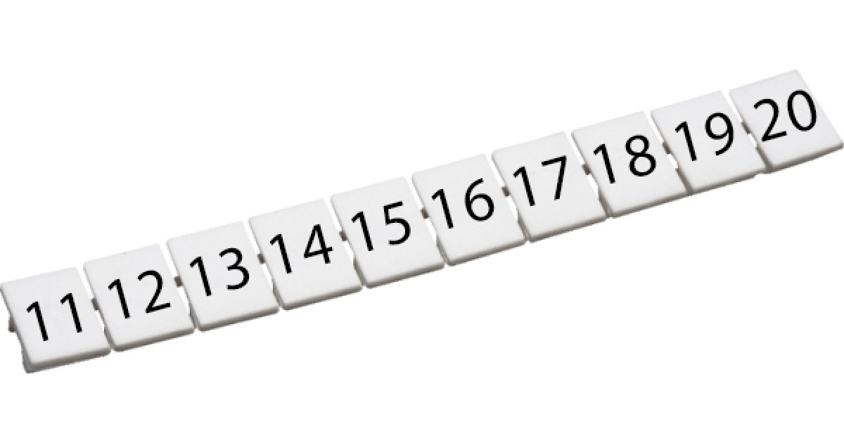 Купить Маркировка для клемм CA509/K5/H/11-20 ConnectWell оптом в Москве