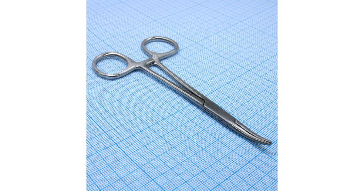 Купить Зажим монтажный изогнутый 125мм 12-4351-8 Rexant оптом в Москве