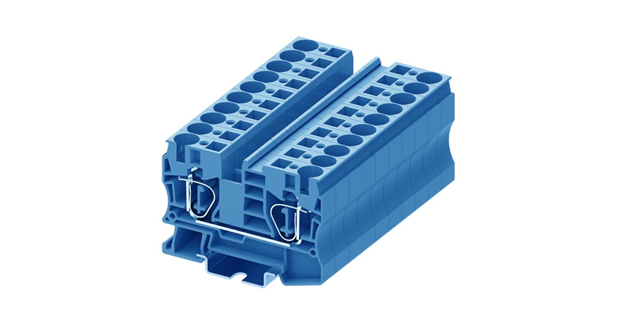 Купить Проходная клемма TC10-2-BU SUPU оптом в Москве