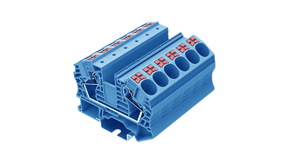 Купить Проходная клемма TP16-2-BU SUPU оптом в Москве