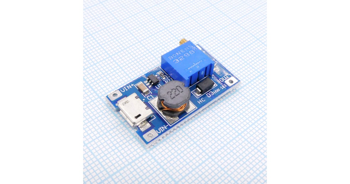 Купить i13/1-DC-DC повышающий MT3608 microUSB . оптом в Москве