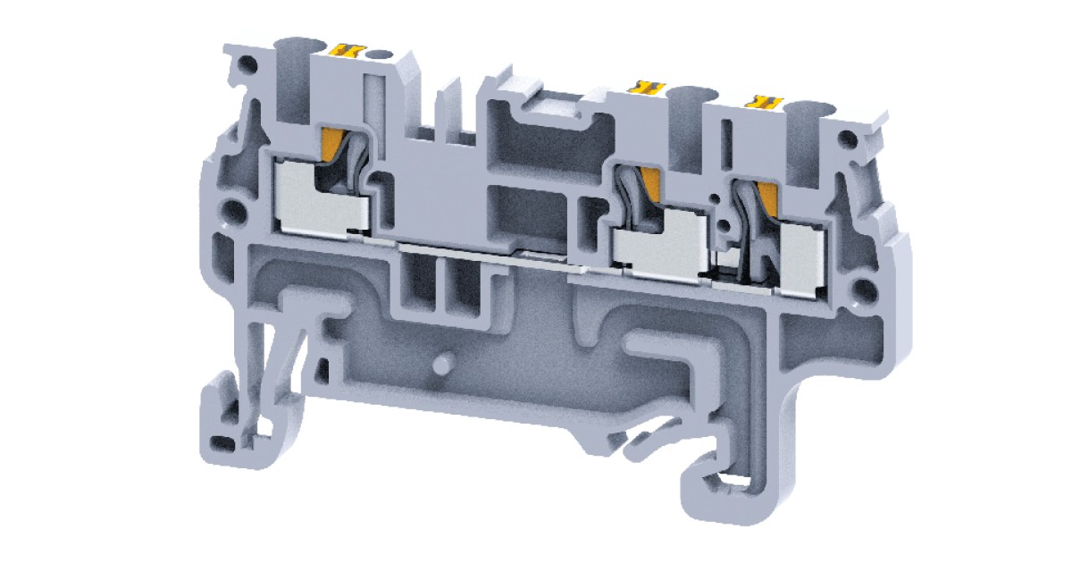 Купить Проходная клемма CP1.5/3 ConnectWell оптом в Москве