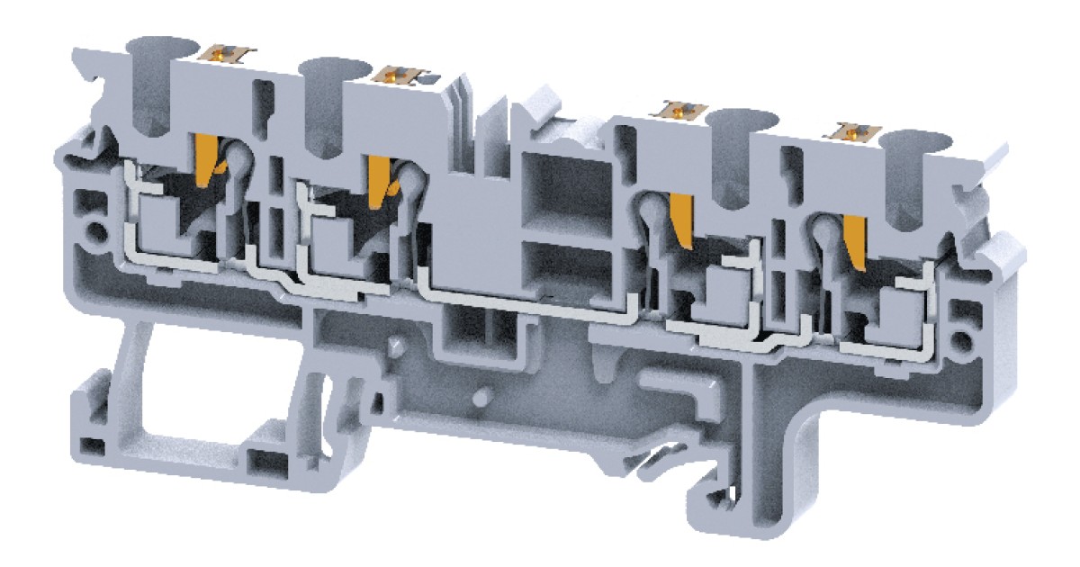 Купить Проходная клемма CP4/4 ConnectWell оптом в Москве