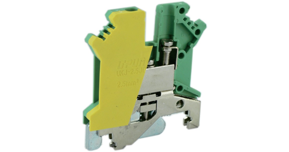Купить Заземляющая клемма UKJ-2.5JDEE Upun оптом в Москве