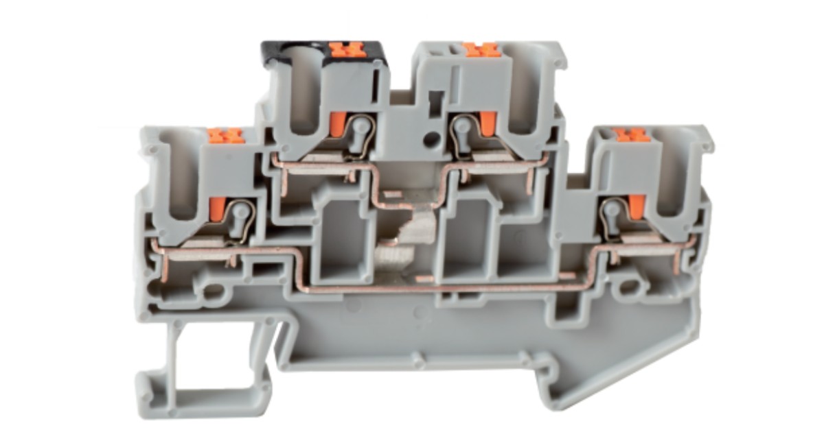 Купить Этажная клемма UJ6-2.5/2-2 Upun оптом в Москве