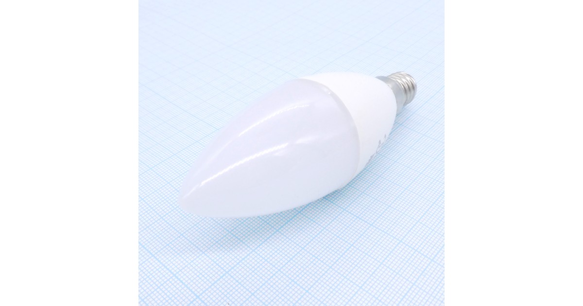 Купить Лампа LED ВС свеча 7W С37 хол. . оптом в Москве