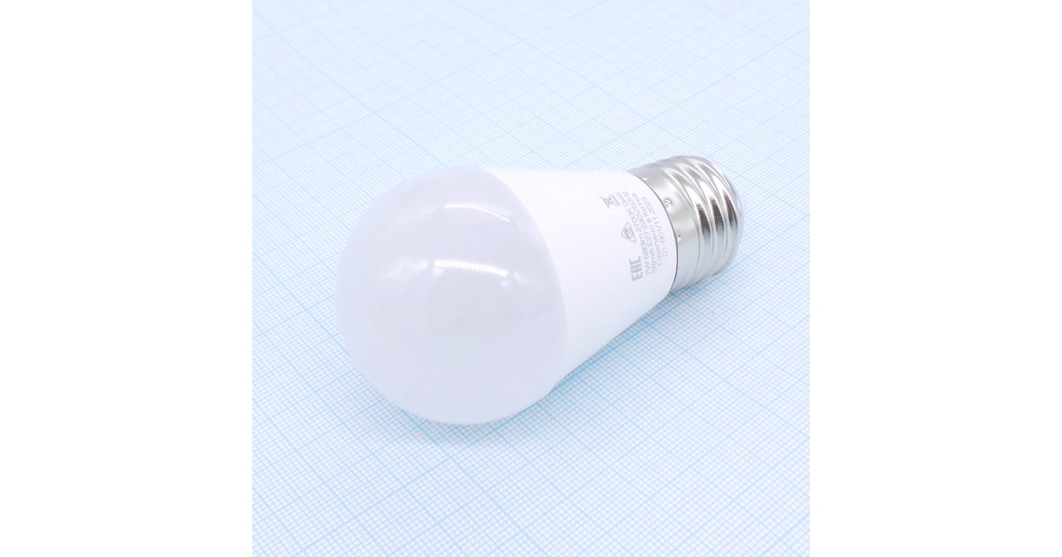 Купить Лампа LED ВС шар 7W G45 тепл. . оптом в Москве