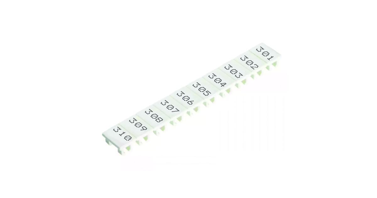 Купить Шильдик 9705A/6/10 B 301-310 Wieland Electric оптом в Москве