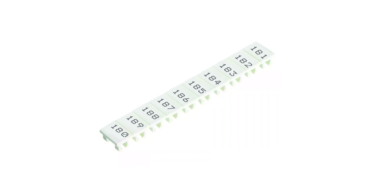 Купить Шильдик 9705A/8/10B 181-190 Wieland Electric оптом в Москве