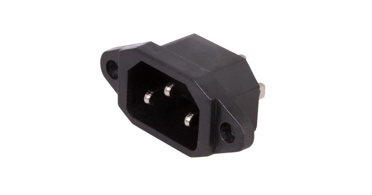 Купить Сетевой разъем на корпус вилка тип C14 Rexant оптом в Москве