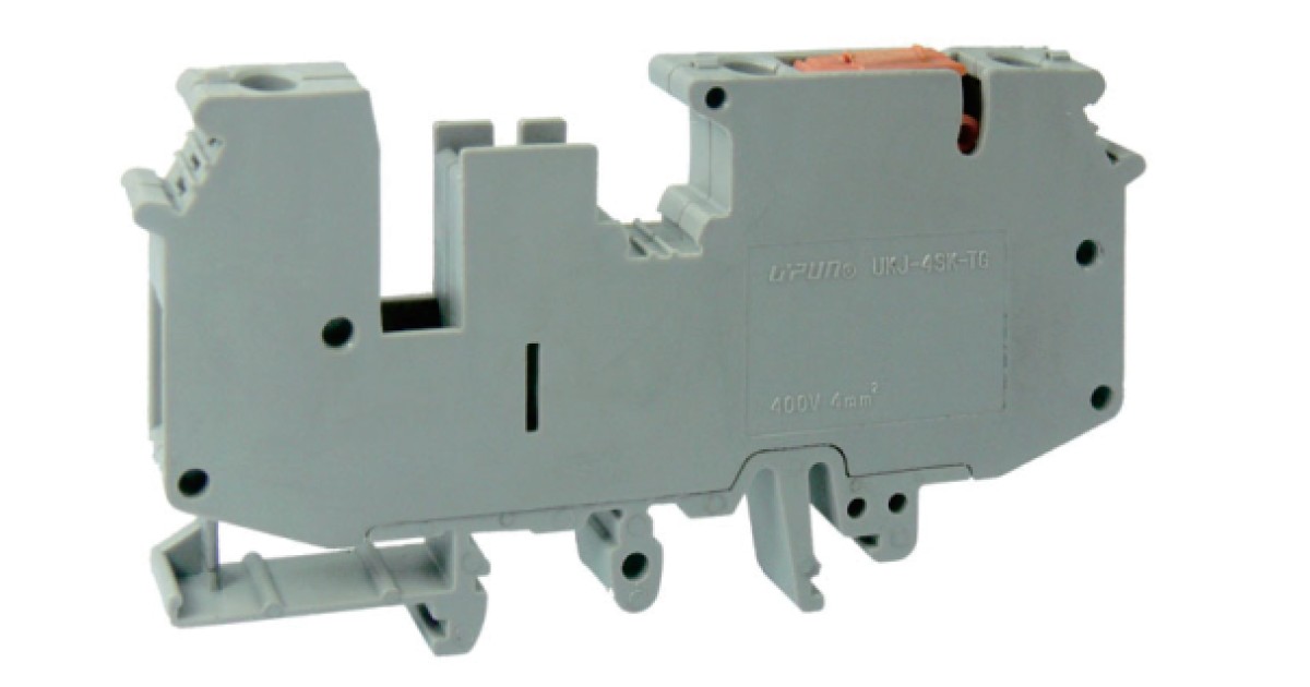 Купить Клемма с размыкателем UKJ-4SK-TG Upun оптом в Москве