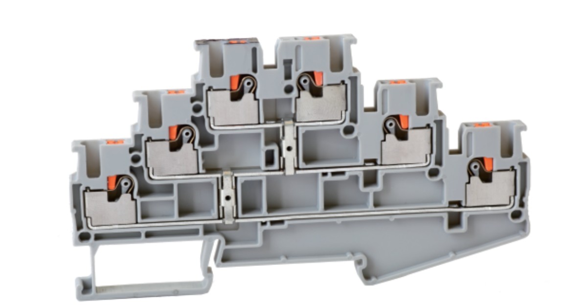 Купить Этажная клемма UJ6-2.5/3-3-PV Upun оптом в Москве