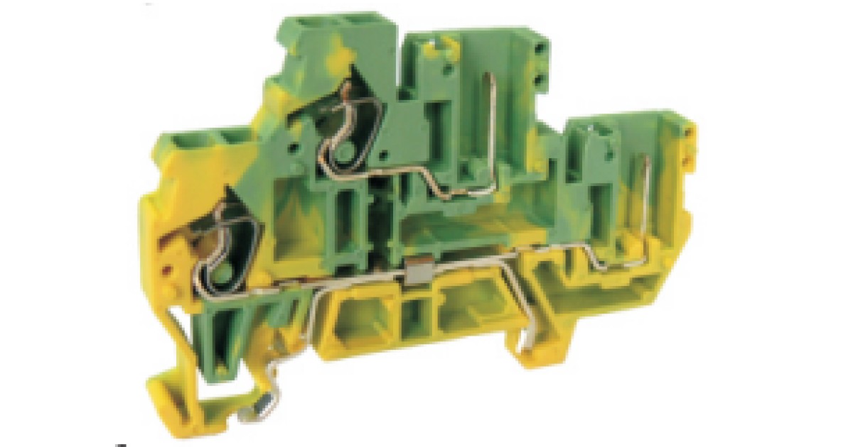 Купить Заземляющая клемма UJ5-2.5WV/2-2JD Upun оптом в Москве