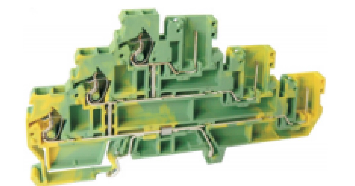 Купить Заземляющая клемма UJ5-2.5WV/3X3JDE Upun оптом в Москве