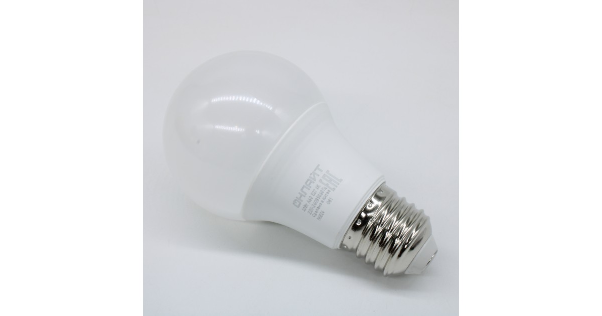 Купить Лампа светодиодная 90 444 OLL-A60-20-230-4K-E27-PROMO ОНЛАЙТ 90444 Онлайт оптом в Москве