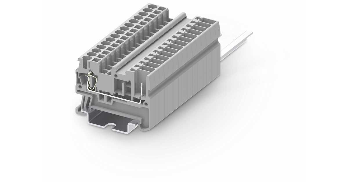 Купить Проходная клемма TC2.5-2-1-GY SUPU оптом в Москве