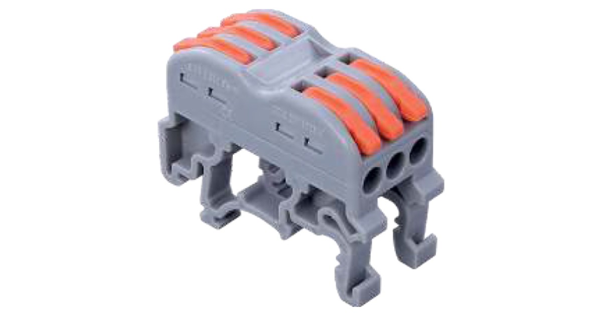 Купить Рычажная клемма, проходная, PCT-223D Силат оптом в Москве