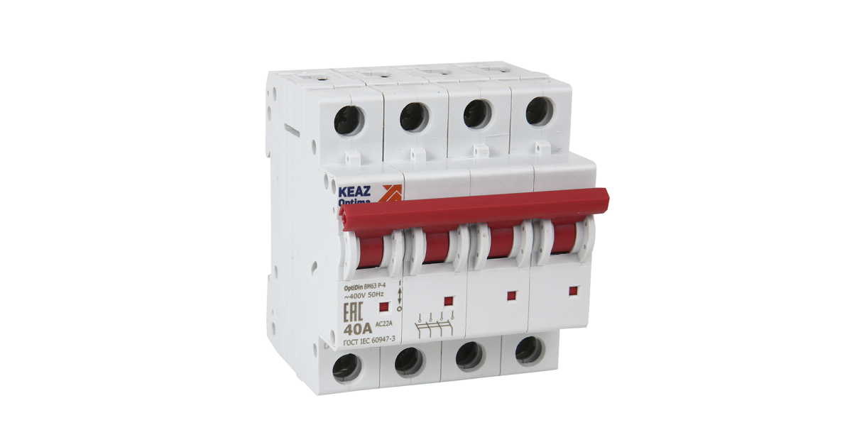 Купить Выключатель нагрузки модульный OptiDin BM63P-440-УХЛ3 (ВМ63Р) 103897 КЭАЗ оптом в Москве