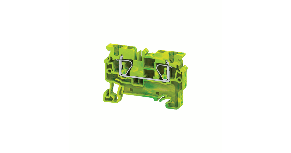 Купить Клемма заземляющая пружинная OptiClip CXG-4-PE-(0,2-4) (100шт) 289760 КЭАЗ оптом в Москве