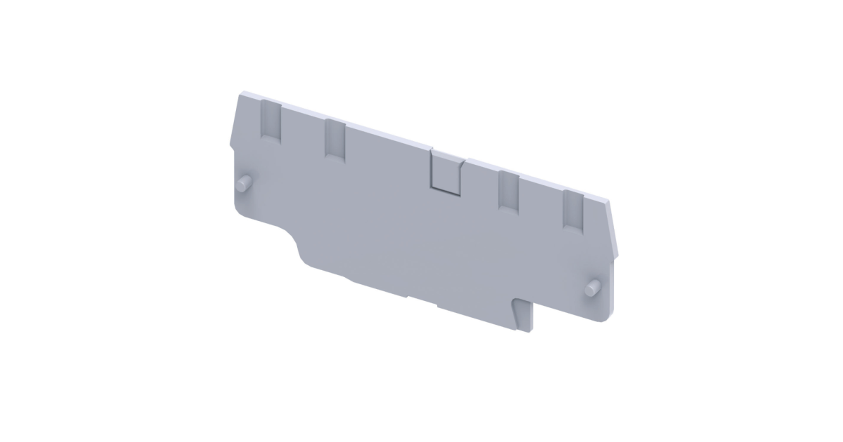 Купить Крышка концевая для клеммы проходной OptiClip EPCX2,5/4-QUATTRO-серый (50шт) 289757 КЭАЗ оптом в Москве