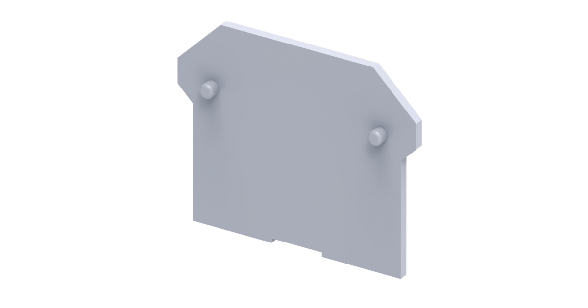 Купить Крышка концевая для клеммы проходной OptiClip EP2.5/4UN сер. 289805 КЭАЗ оптом в Москве