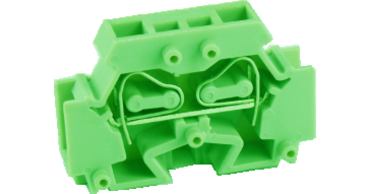 Купить Клемма MINI UJ2-4(GN) Upun оптом в Москве