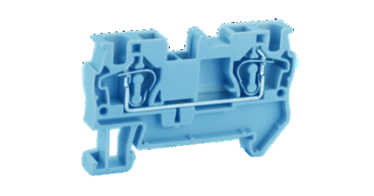 Купить Проходная клемма UJ5-4(BU) Upun оптом в Москве