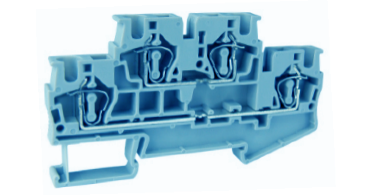 Купить Этажная клемма UJ5-4/2-2(BU) Upun оптом в Москве