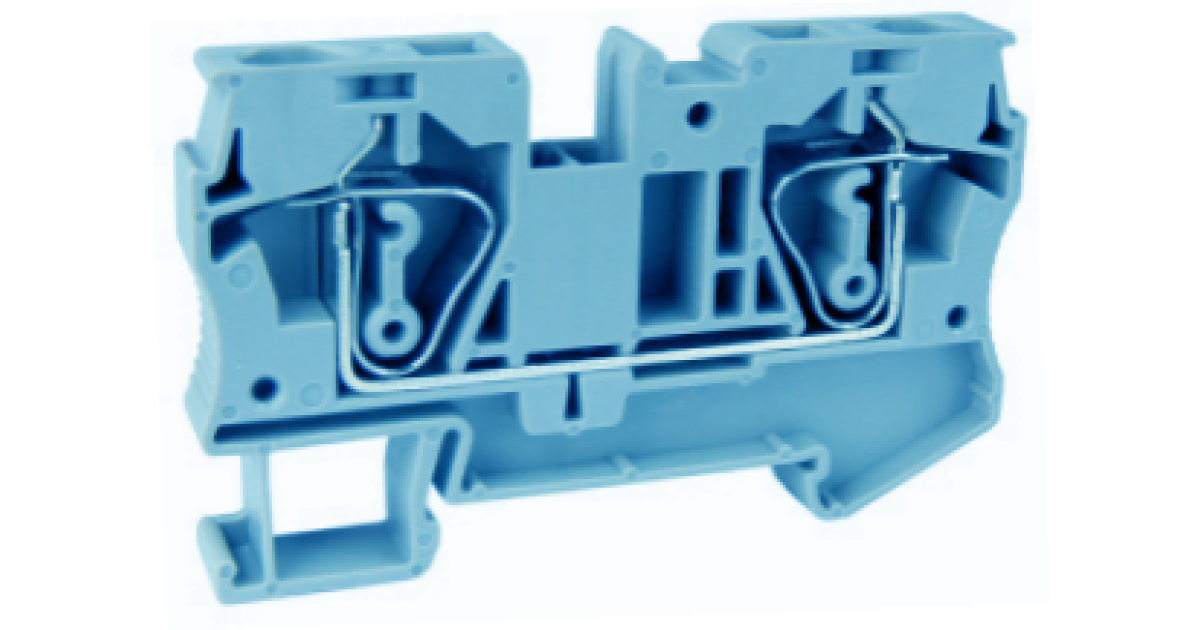 Купить Проходная клемма UJ5-6(BU) Upun оптом в Москве