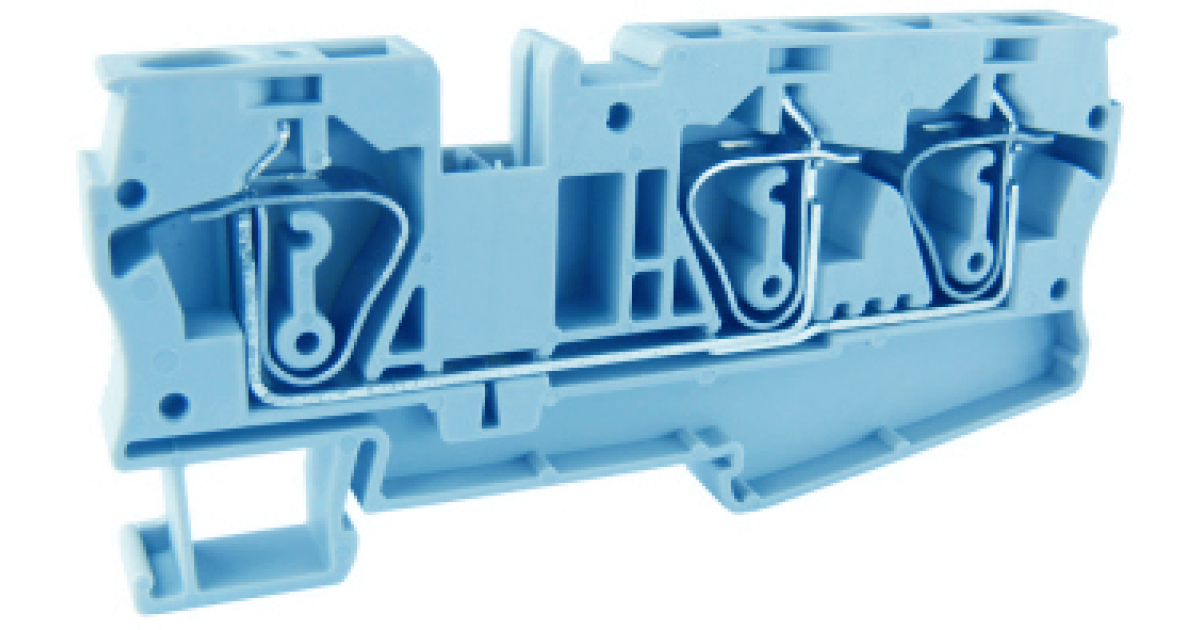 Купить Проходная клемма UJ5-6/1X2(BU) Upun оптом в Москве
