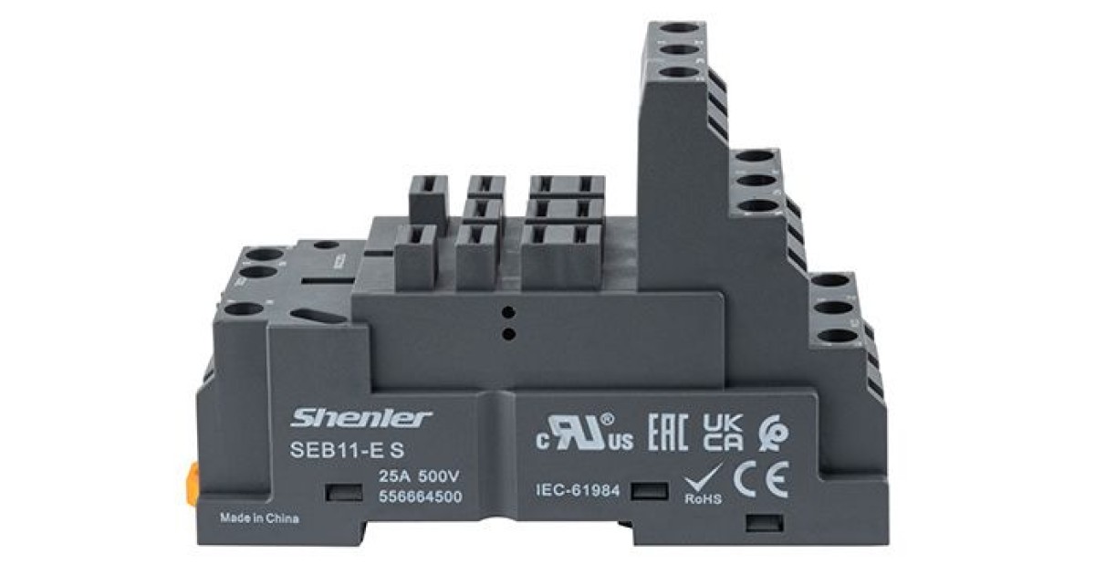 Купить Колодка для реле SEB11-ES SHENLER оптом в Москве