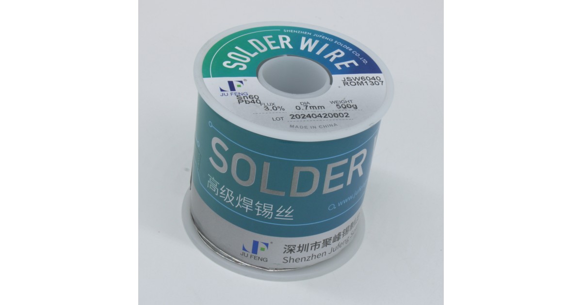 Купить Припой 60/40 ROM1 3% флюса 0,7мм 500гр JUFENG оптом в Москве