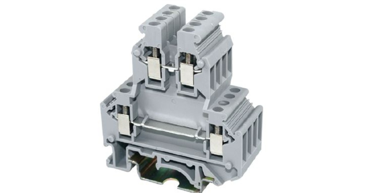 Купить Этажная клемма JUT1-2.5/2-GY UTL оптом в Москве