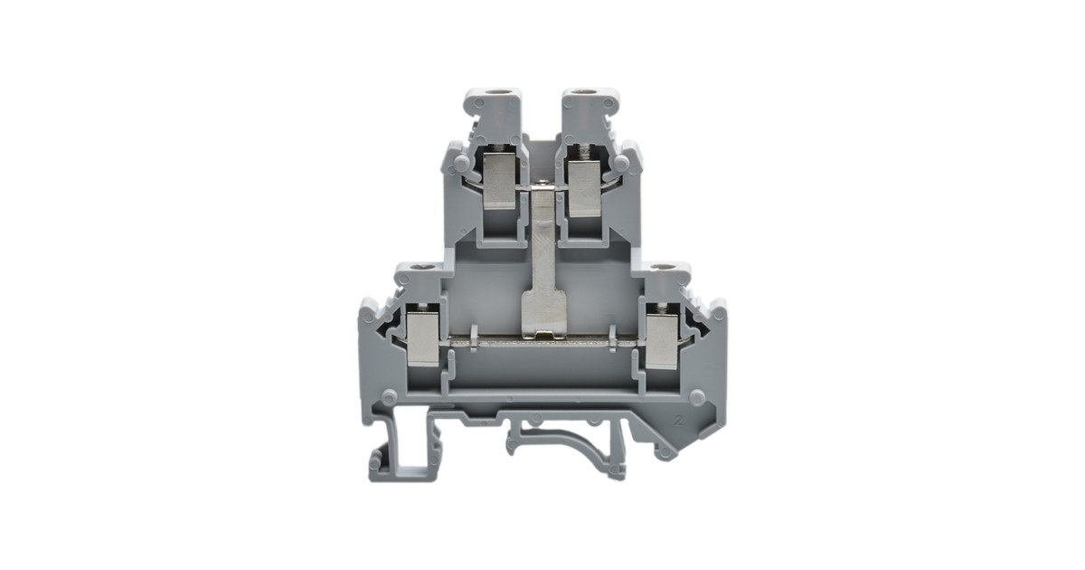 Купить Этажная клемма JUT1-2.5/2L-GY UTL оптом в Москве