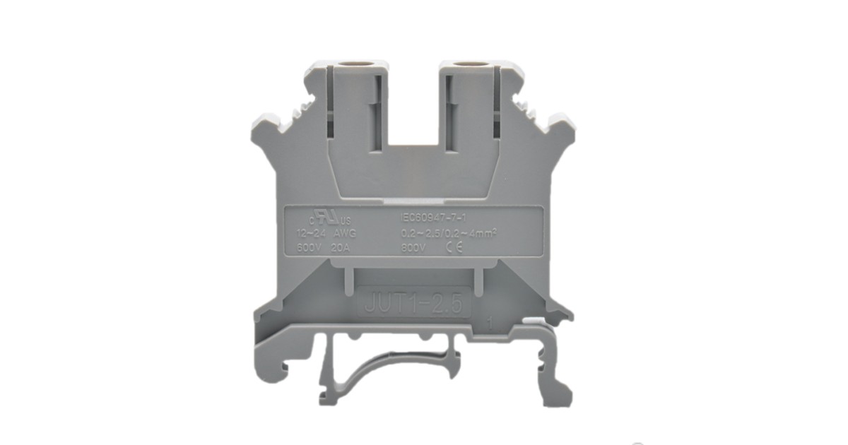 Купить Проходная клемма JUT1-2.5-GY UTL оптом в Москве