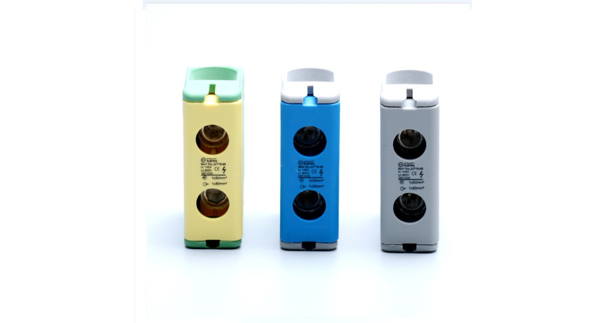 Купить Силовая клемма JUT10-50/3-GY UTL оптом в Москве